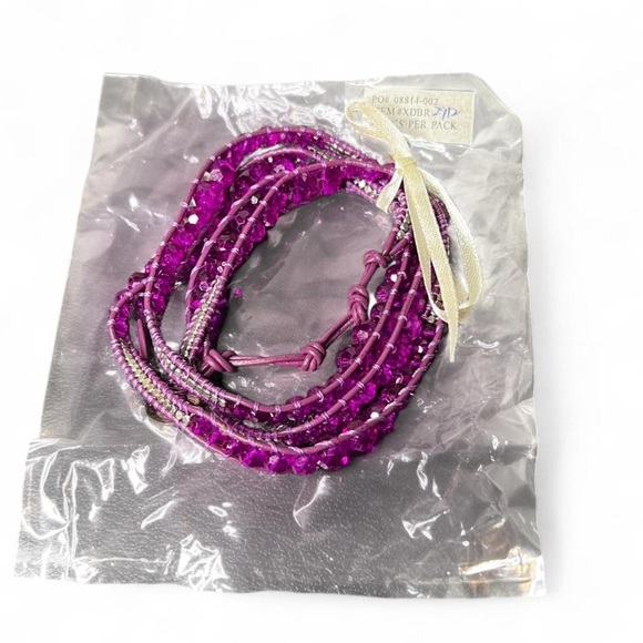Bindy Purple Wrap Bracelet - Picture 3 of 3